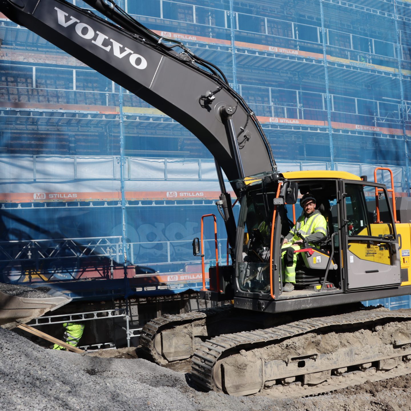 Sophie Minde gravemaskin