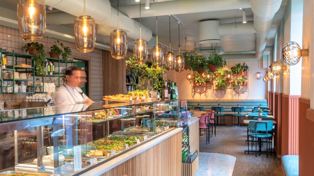 Disken til cafeen Cultivate foods